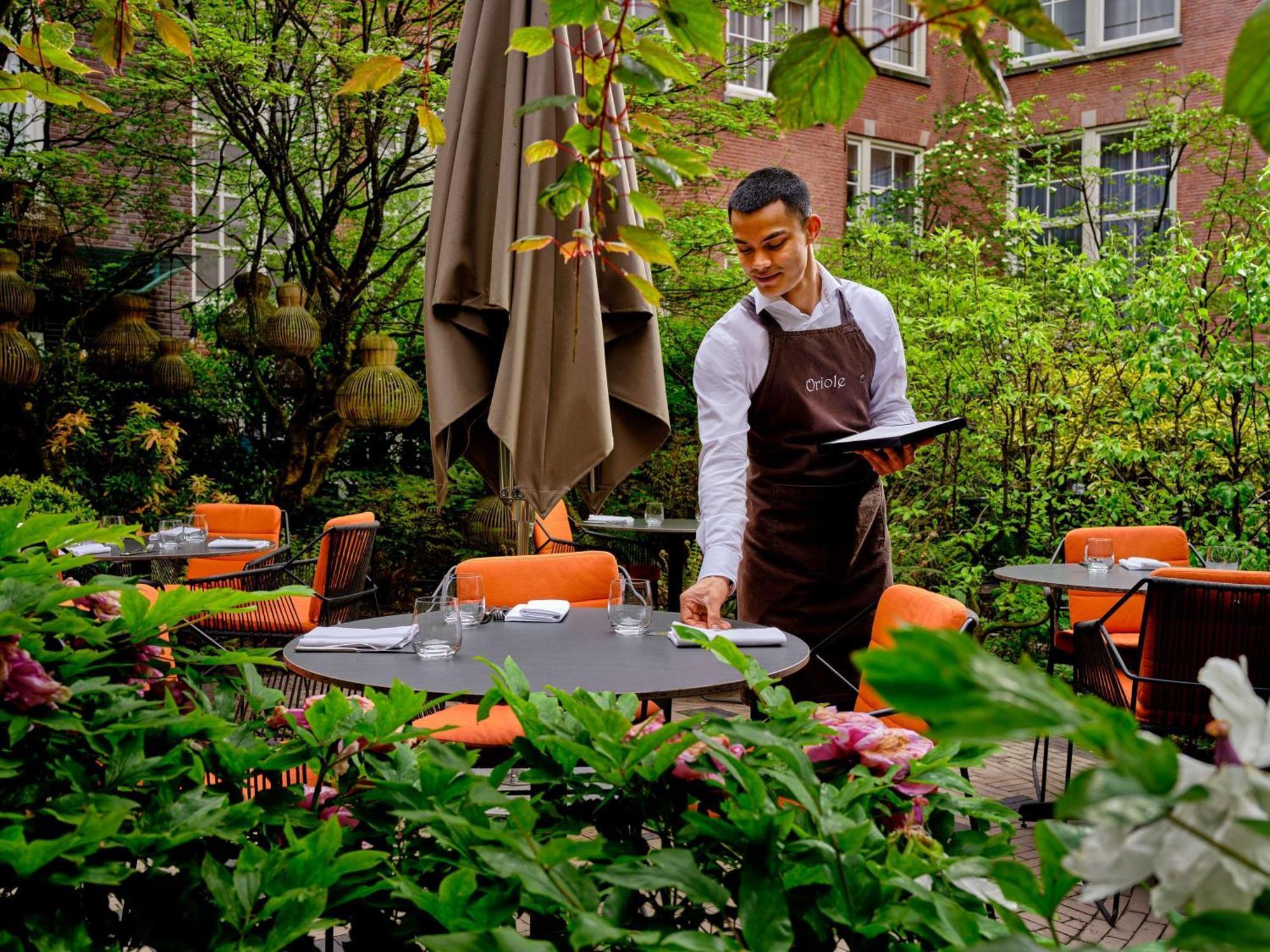 Sofitel Legend The Grand Amsterdam Hotel Ngoại thất bức ảnh The garden at the restaurant